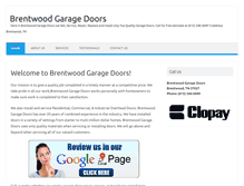 Tablet Screenshot of garagedoorsbrentwoodtn.info